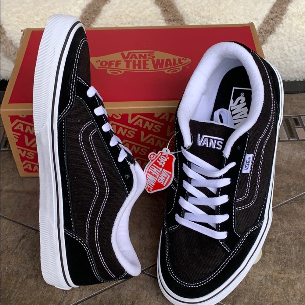 ••VANS BEARCAT BLACK/WHITE MEN’S - Picture 6 of 16